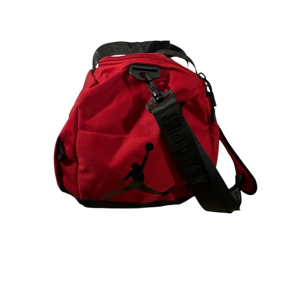 NEW Nike Retro Air Jordan Velocity Sport Small JORDAN Duffle Bag Black Red White